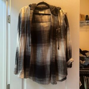 American Eagle plaid flannel jacket